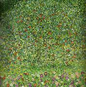 Gustav Klimt appletrad i oil painting artist